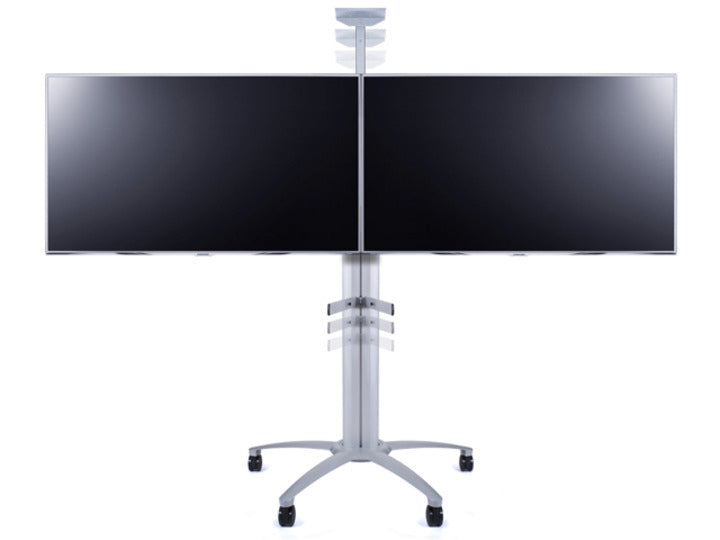 Multibrackets Displayständer 145 Dual – Displayständer, fix, höhenverstellbar, für 46", VESA 800×400, bis 70 kg