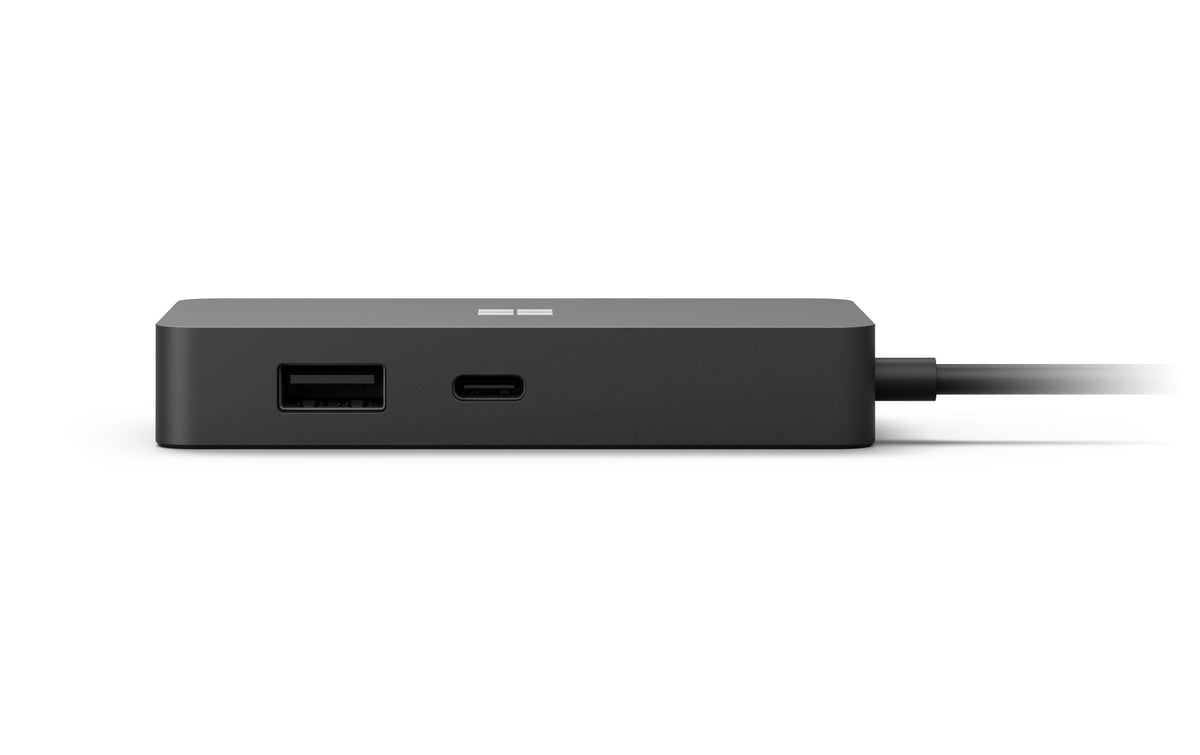 Microsoft 1E4-00002 USB-C Travel Hub – für Surface & andere Geräte mit USB-C, USB-Port, Ethernet, schwarz