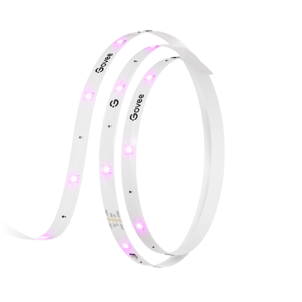 Govee LED-Strip H618A – 5 m, 44 lm, 12 W, RGBIC, WiFi/BT, für Alexa/Google, weiss, Musikmodus