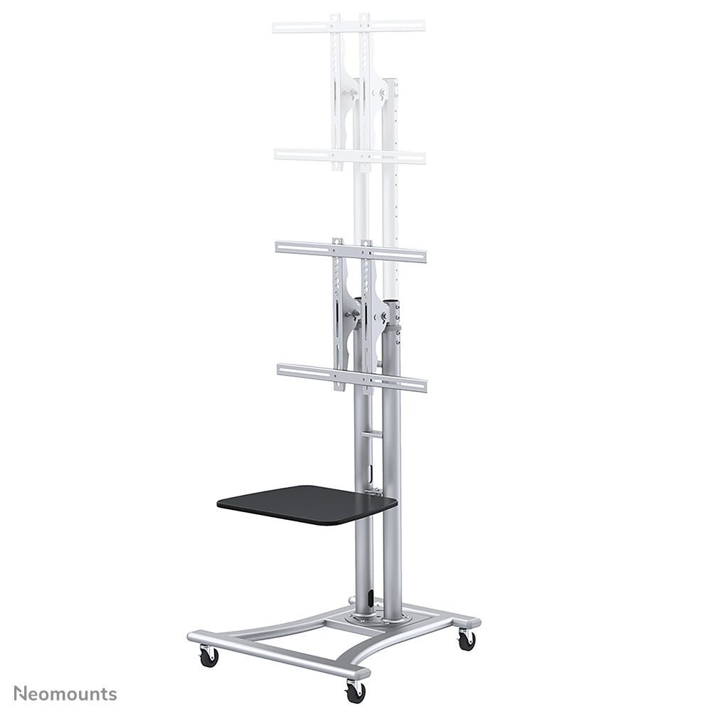 Neomounts PLASMA-M1800E – Displayständer, höhenverstellbar, für 31", VESA 200×200, bis 35 kg, Silber
