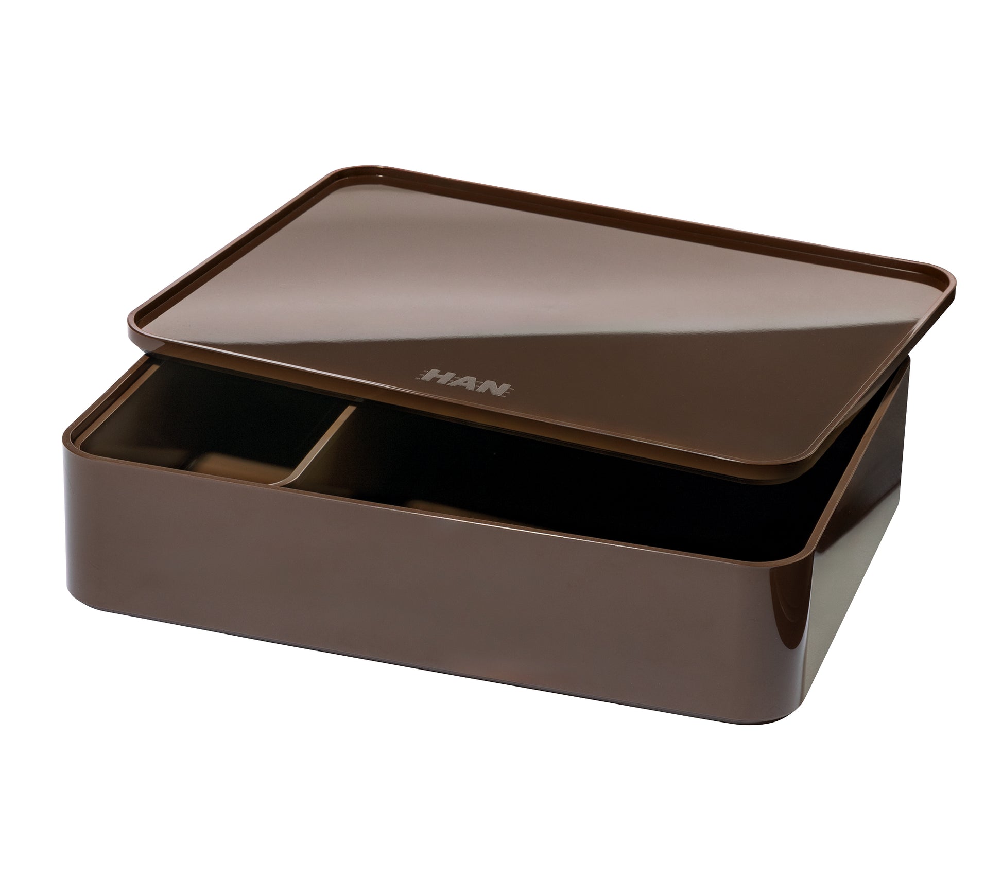 HAN Smart Organizer Allison 1110-42 Schubladenelement – 1 Schublade, Braun, ABS, B 260 × H 68 × T 195 mm