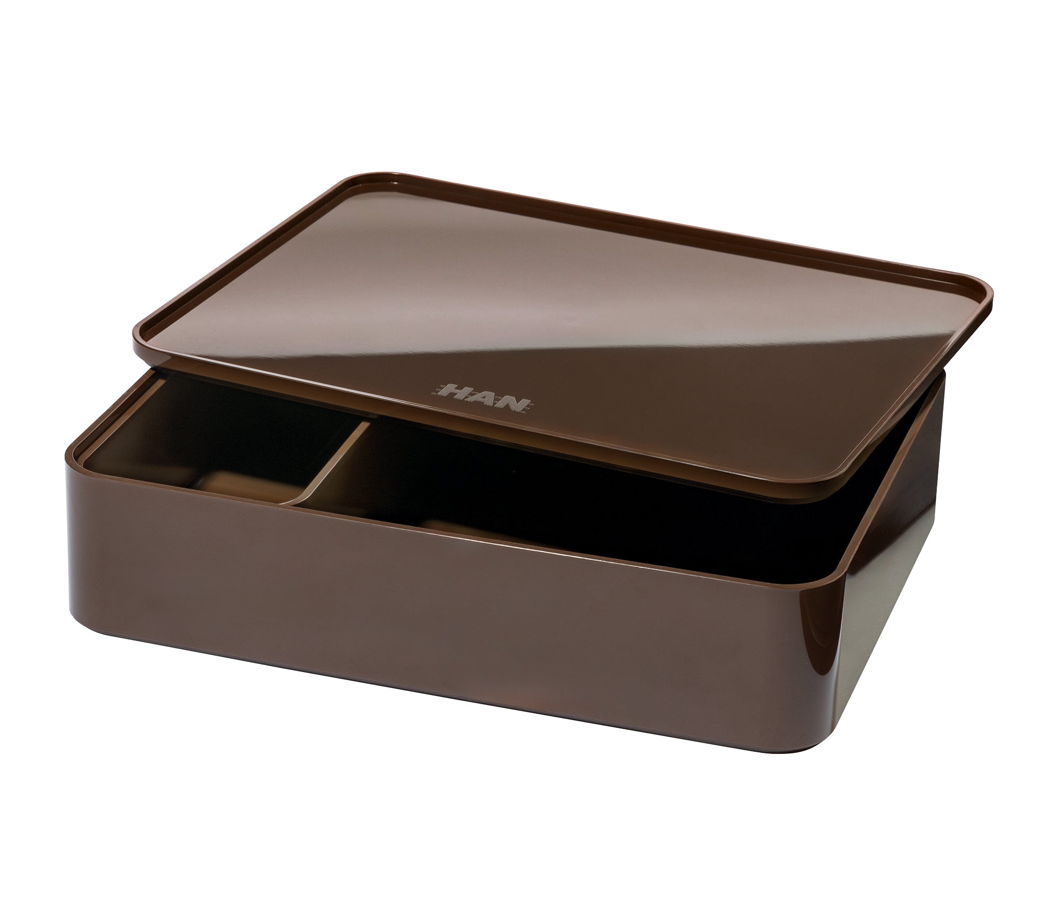 HAN Smart Organizer Allison 1110-42 Schubladenelement – 1 Schublade, Braun, ABS, B 260 × H 68 × T 195 mm