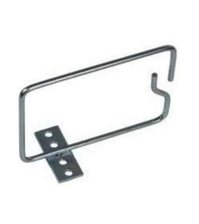 Conteg Kabelöse, 140×100 mm, 10 St., Silber, für 19"-Vertikalprofile