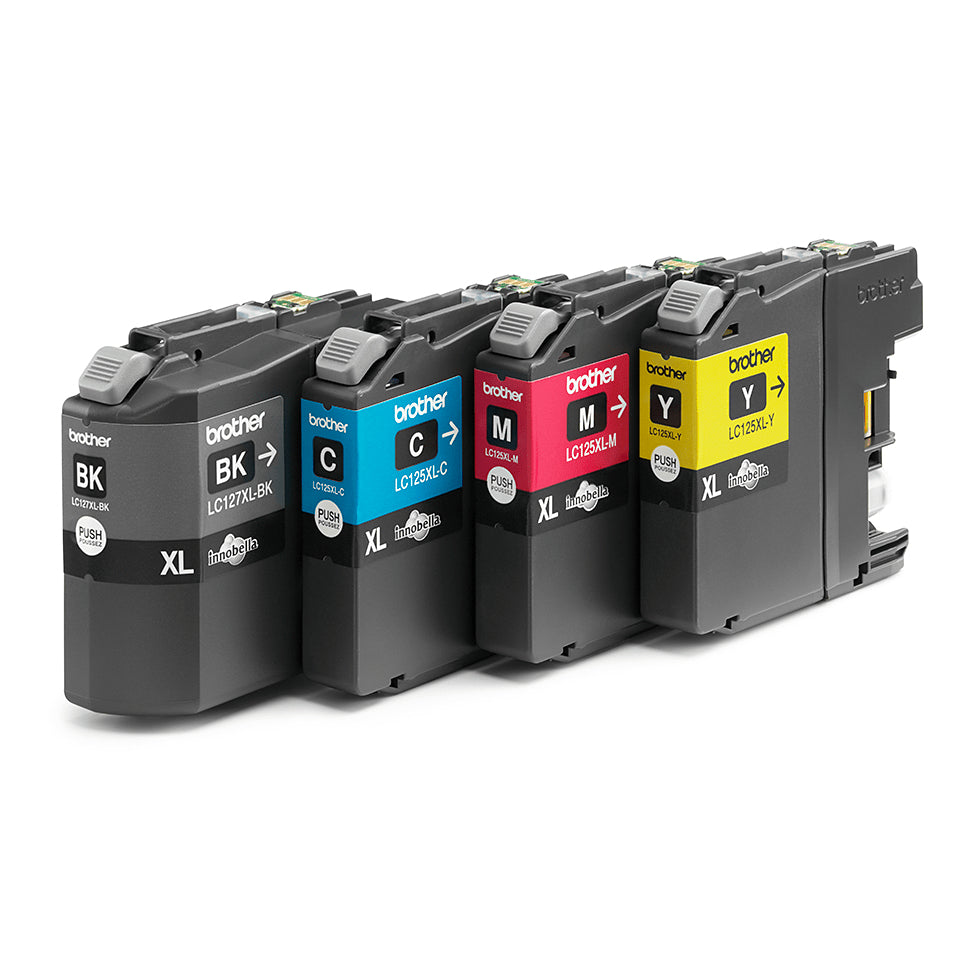 Brother Tintenpatronen-Multipack LC-127XL, XL – für DCP-J4110DW, MFC-J4410DW, MFC-J451
