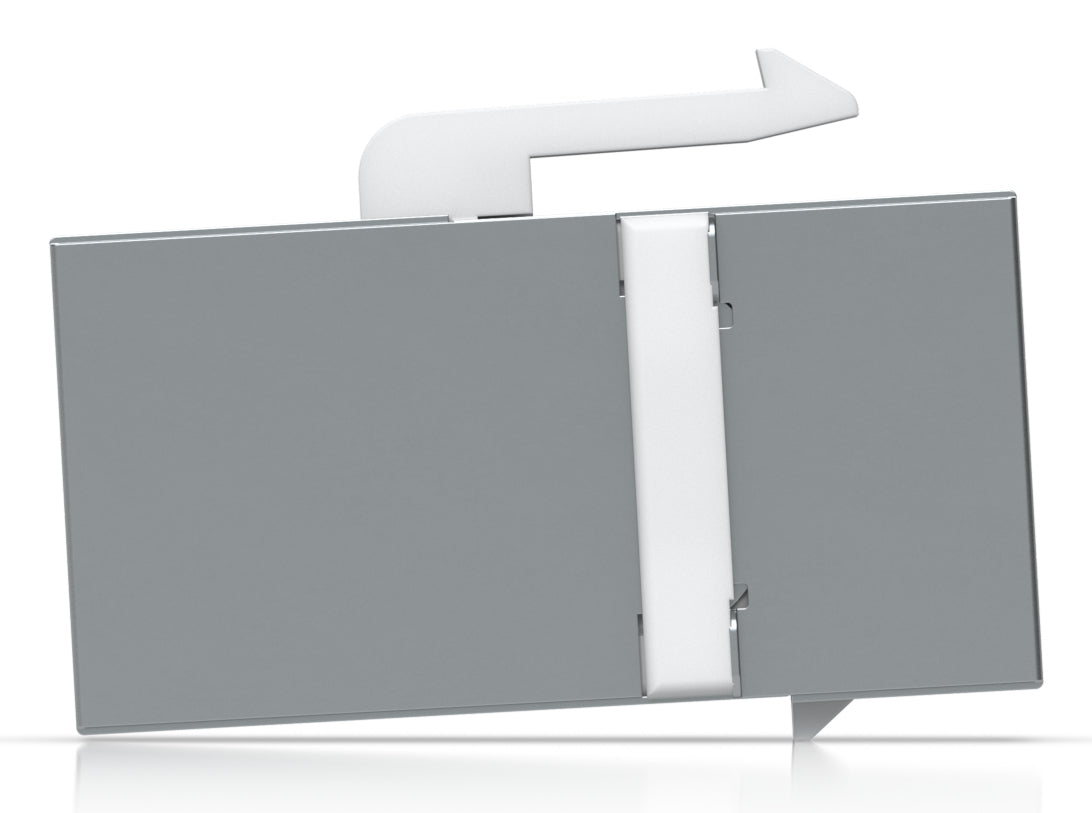 Ubiquiti Keystone-Kupplung – 16 × 31,2 mm, Edelstahl, flach, RJ-45 (weiblich–weiblich), 12er-Pack, für Cat6a