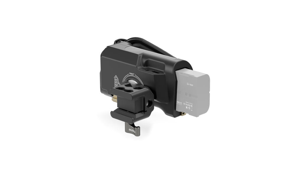 Tilta Right Side Advanced Power Handle Griff – Aluminium, Edelstahl – 152 × 127 × 76 mm – 283 g – Schwarz/Grau
