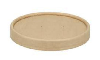 Verive Deckel für Suppenschalen Ø 115 mm, Papier, PLA-beschichtet – OK compost INDUSTRIAL – 25 Stk.