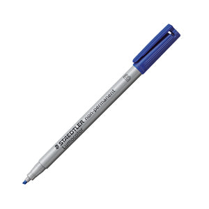 Staedtler OHP-Marker – blau, feucht abwischbar, nachfüllbar – für Folien & glatte Oberflächen