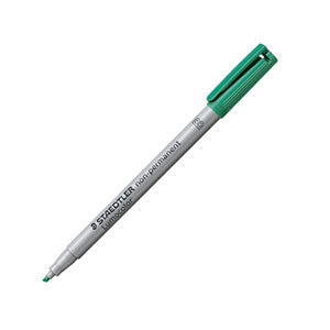 Staedtler Non-Permanent-Marker Lumocolor – breite Keilspitze 1-2,5 mm – grün – nachfüllbar