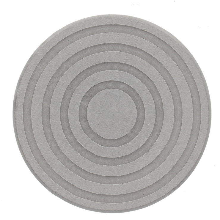 Esschert Design Untersetzer BPH195 – Ø 15,0 cm, H 0,8 cm, Kieselgur, Grau, wassersaugend