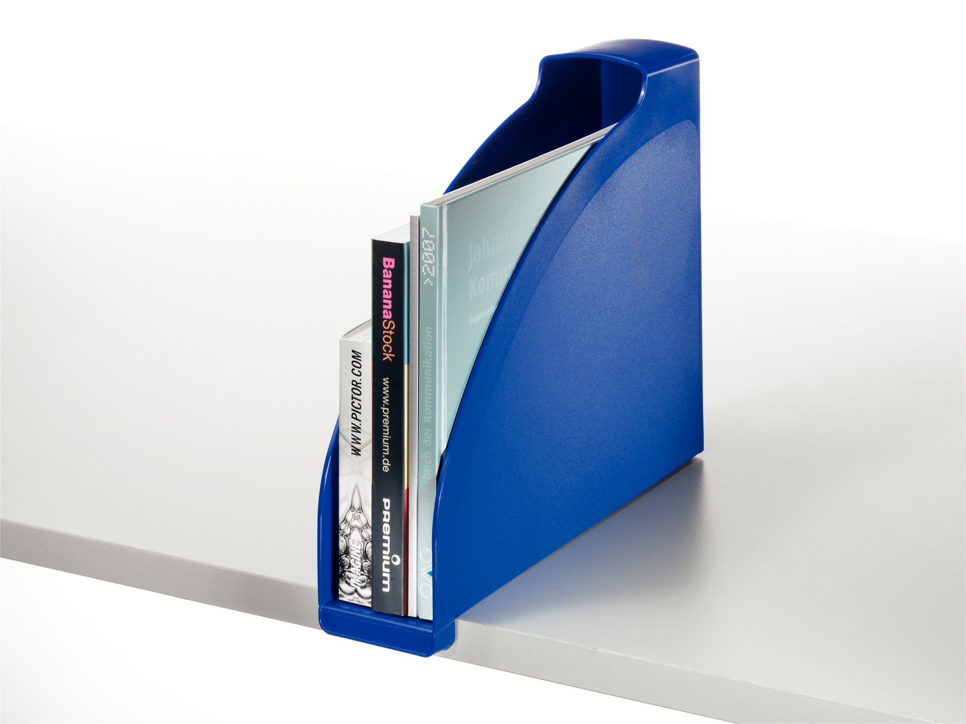 Leitz Stehsammler A4 – mit Griffausschnitt, 78 × 308 × 278 mm, blau, Kunststoff