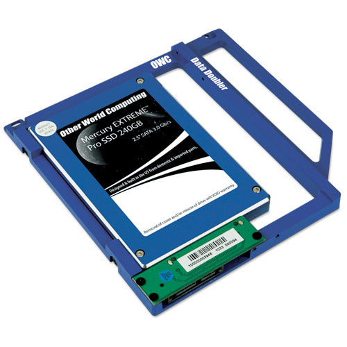 OWC Data Doubler Einbaurahmen für SATA-Laufwerk – Blau