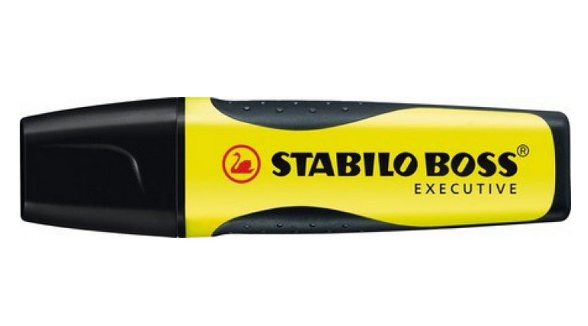 STABILO BOSS Textmarker Gelb – Keilspitze, 2–5 mm