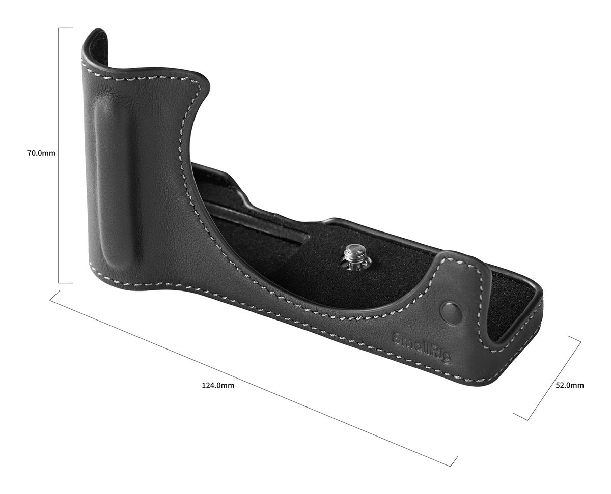 SmallRig 5433 Kamerahülle – Leder, Aluminium, Nylon – Schwarz – für Canon EOS R50 V