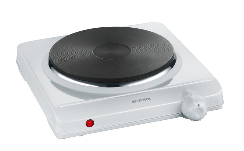 Severin Kochplatte KP 1091 – 18 cm, 1500 W – weiss