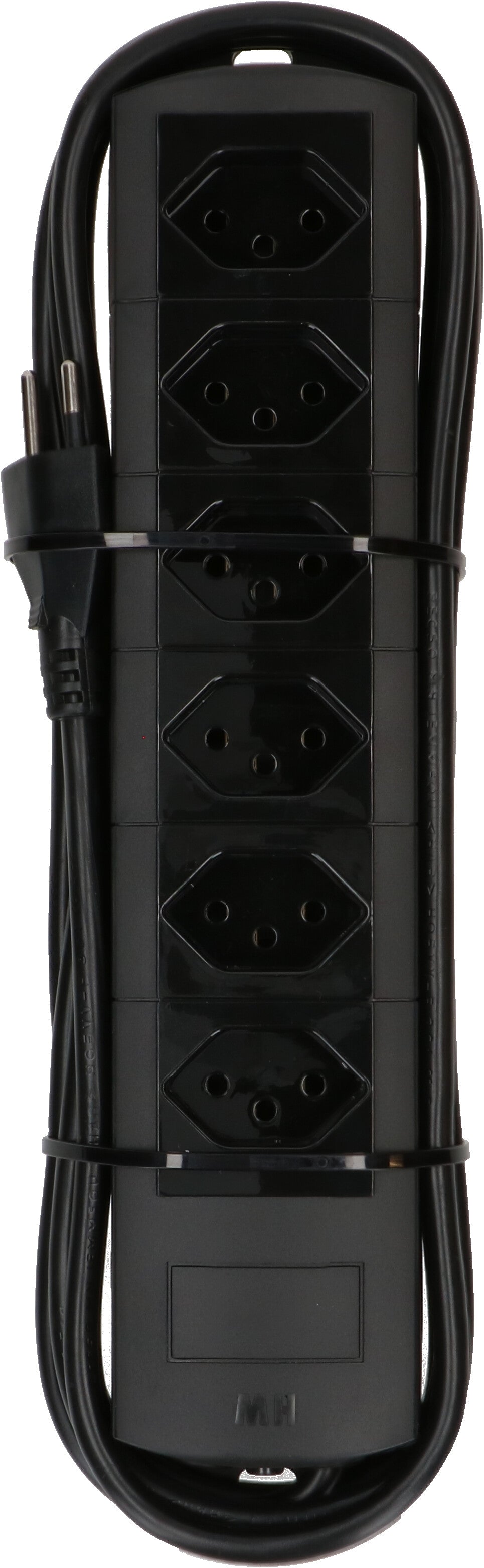 Max hauri split Max Hauri Prime Line Steckdosenleiste, 6×T13, 3 m, Eingang T12, Befestigungslaschen, Überstromschutz – schwarz