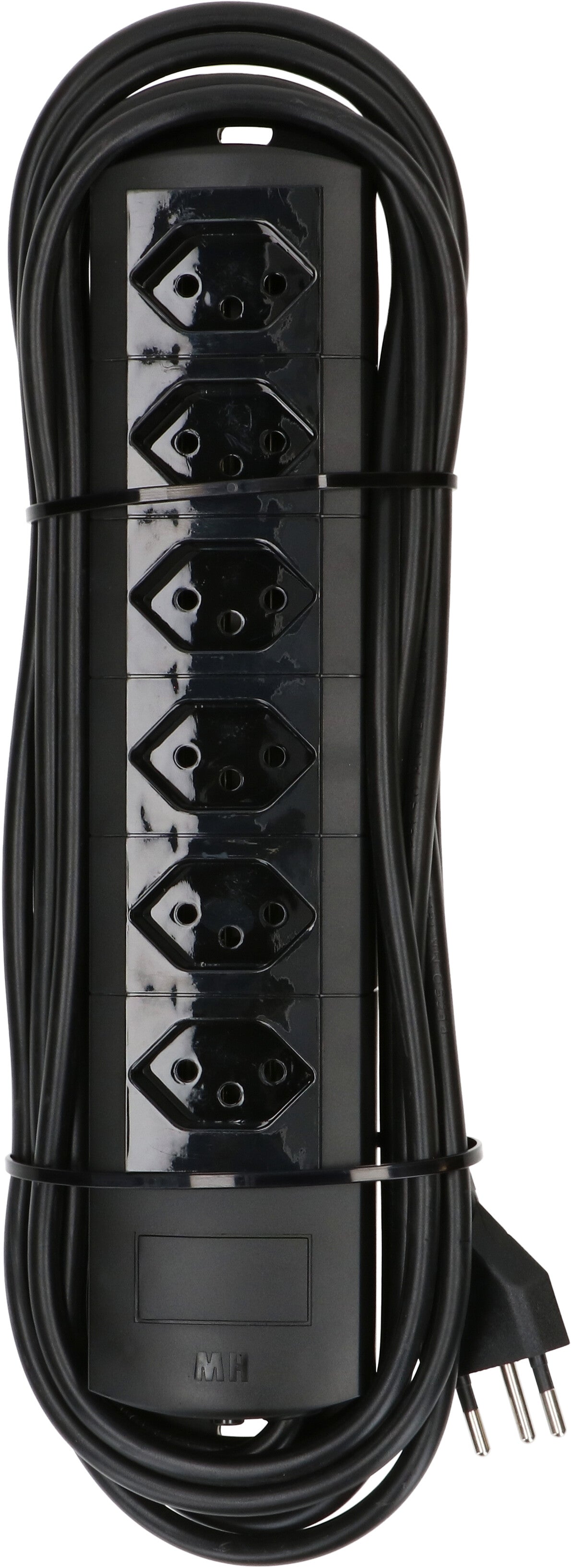 Max hauri split Max Hauri Prime Line Steckdosenleiste – 6× T13, 5 m, mit Überstromschutz, schwarz