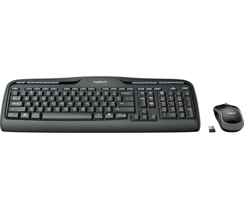 Logitech MK330 – Tastatur- und Maus-Set – 2,4 GHz USB-A (Unifying-Empfänger) – QWERTY (Nordisch)