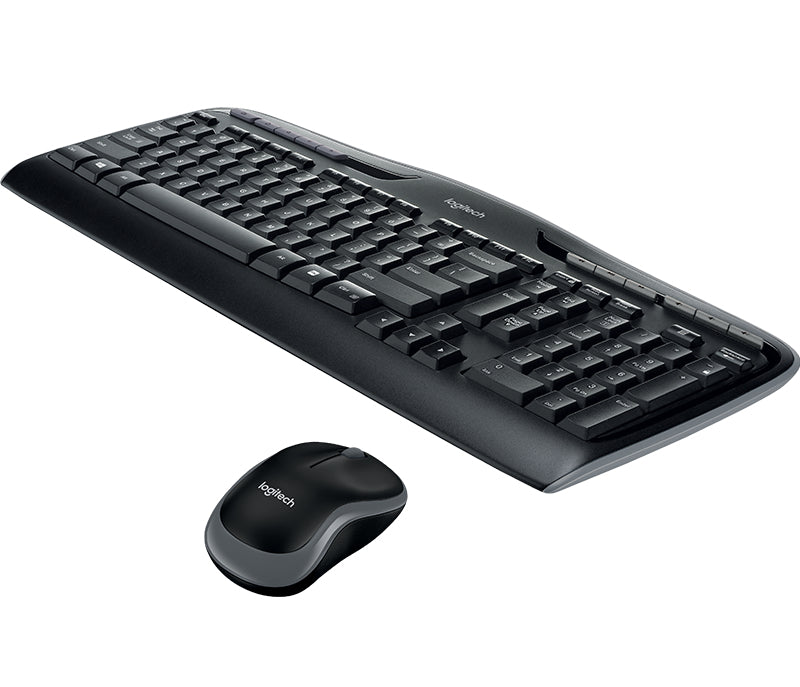 Logitech MK330 – Tastatur- und Maus-Set – 2,4 GHz USB-A (Unifying-Empfänger) – QWERTY (Nordisch)