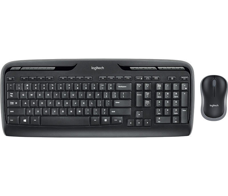 Logitech MK330 – Tastatur- und Maus-Set – 2,4 GHz USB-A (Unifying-Empfänger) – QWERTY (Nordisch)