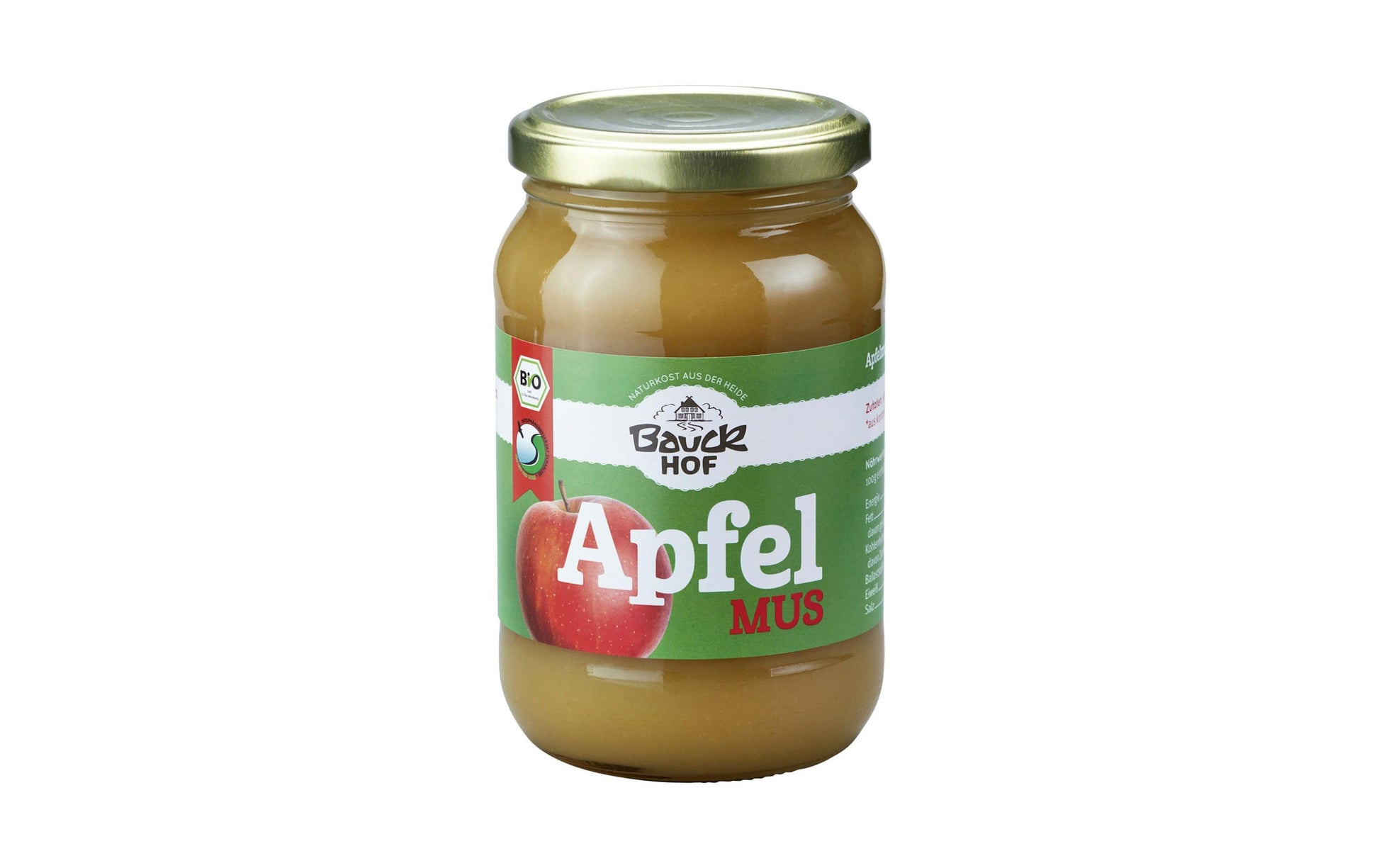 Bauck mühle Bio Apfelmus, vegan – 360 g