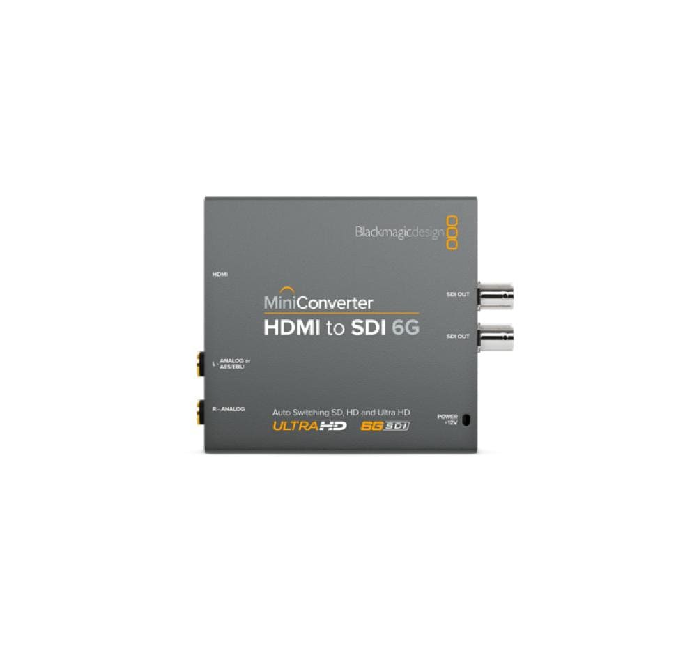 Blackmagic Design HDMI-SDI 6G – Mini Konverter – 4K UHD, SDI, HDMI – Grau