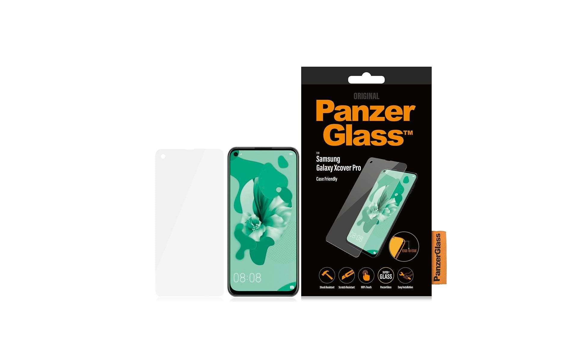 PanzerGlass Displayschutz (Panzerglas), Case Friendly – für Galaxy Xcover Pro