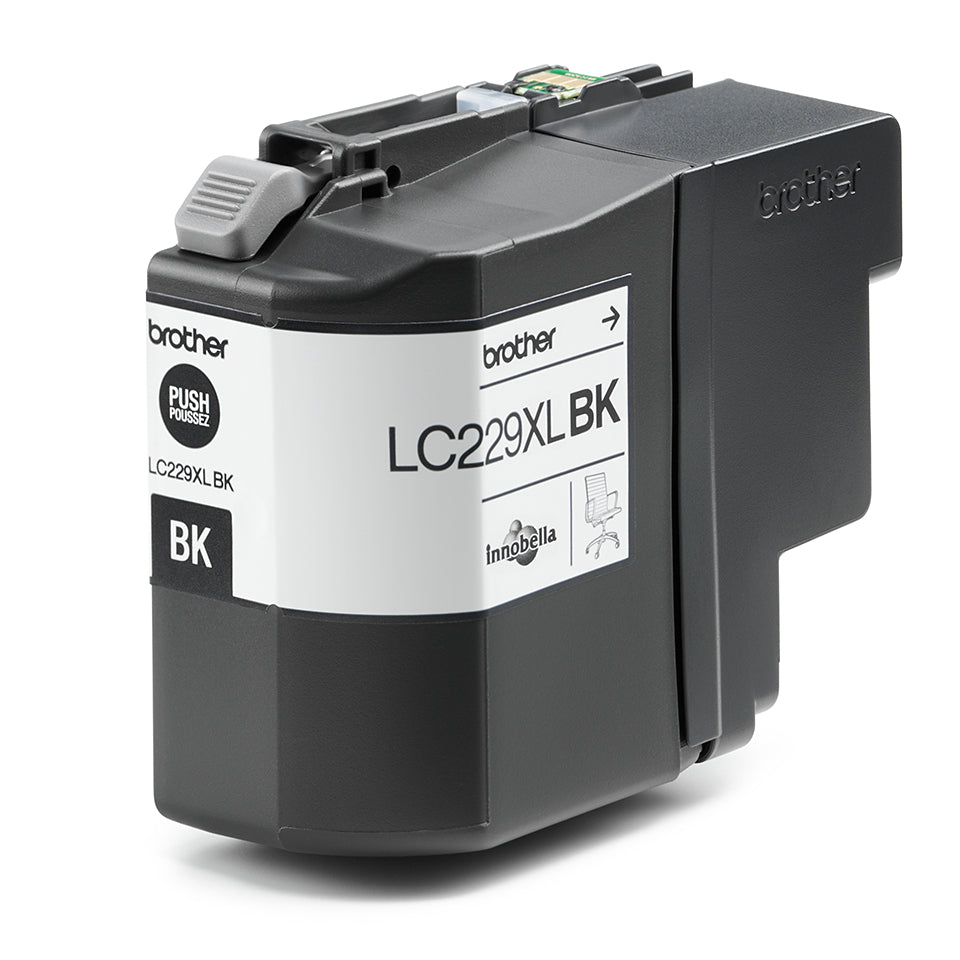 Brother LC229XLBK Schwarz Tintenpatrone (Original) – 2'400 Seiten – für MFC-J5720DW/MFC-J5620DW/MFC-J5320DW