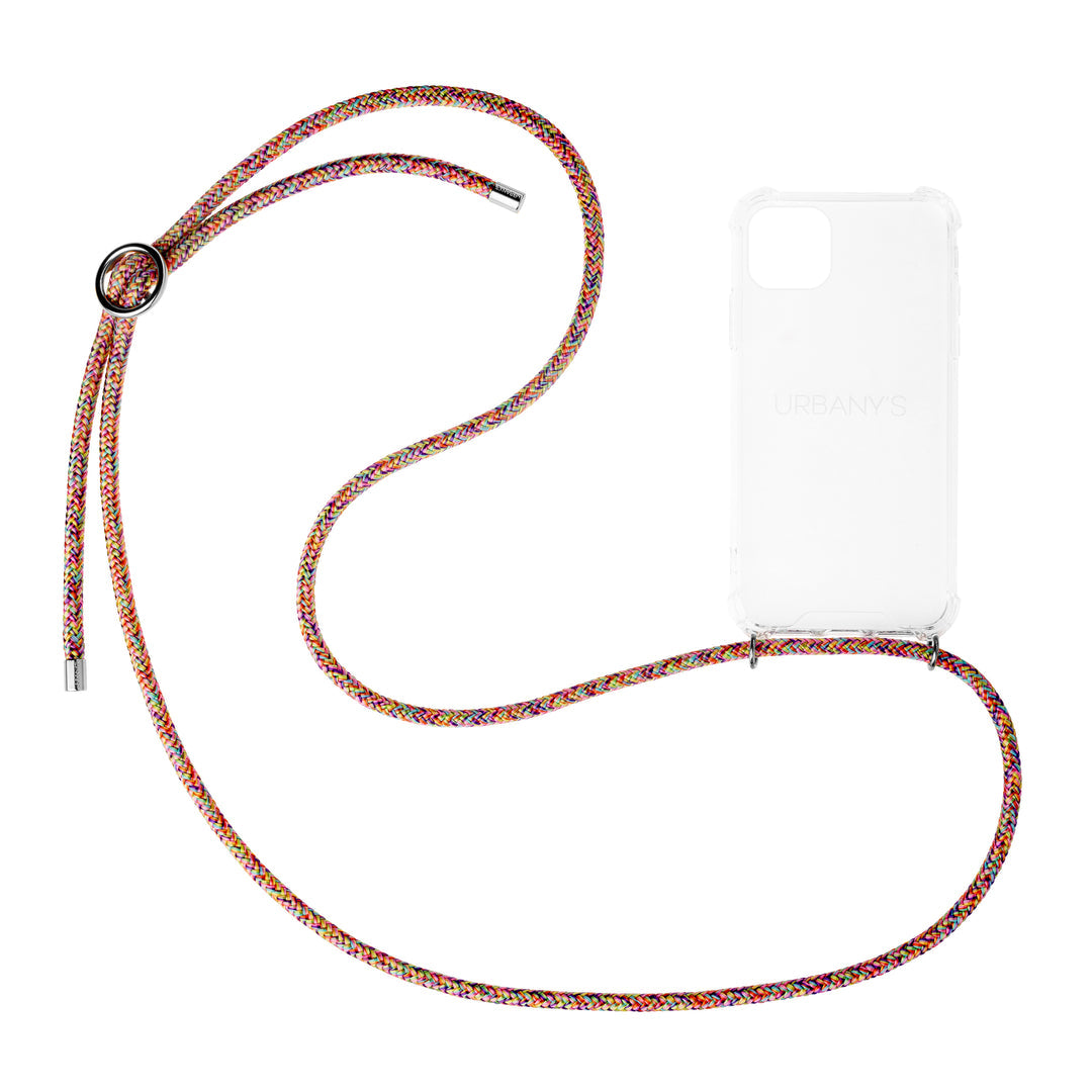 Urbany's Necklace-Hülle Summer of Love – für Apple iPhone 16 – mehrfarbig – mit Kordel