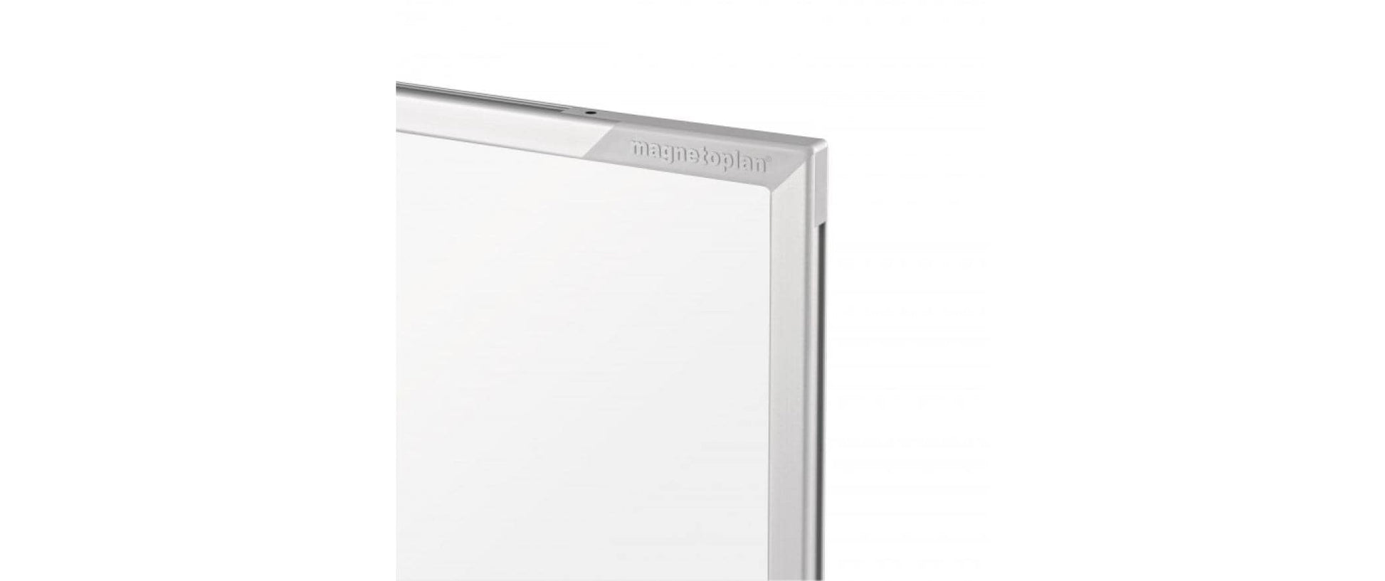 Magnetoplan Whiteboard – 60 × 45 cm, Emaille, magnetisch, Aluminiumrahmen, Wandmontage