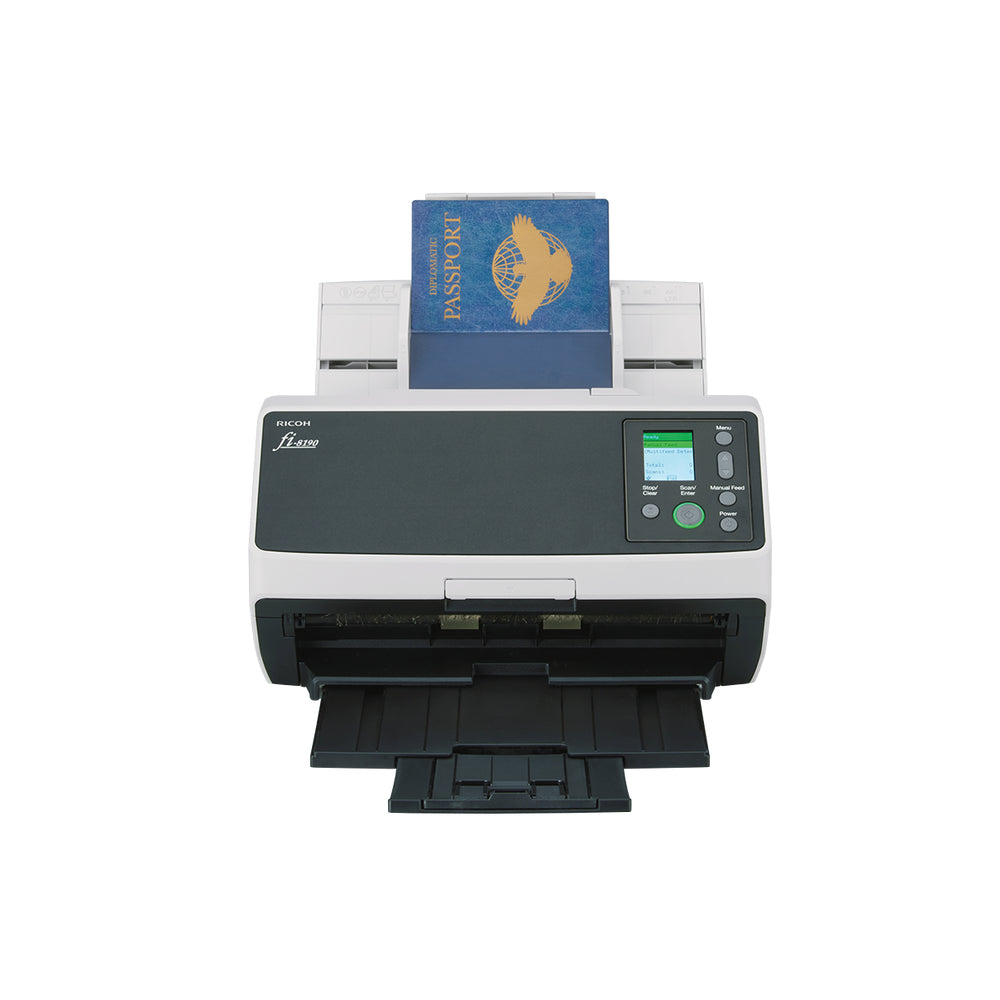 Ricoh fi-8190 – A4, 600 × 600 dpi, ADF + Scanner mit manueller Zuführung