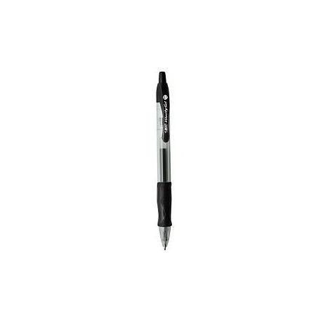 BIC Gelschreiber – Schwarz, 0,3 mm, Druckmechanik