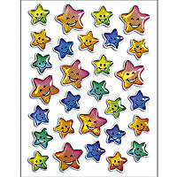 HERMA Magic Schmucketiketten – Motiv Sterne – Folie, Stone, 29 Stk, 1 Bogen