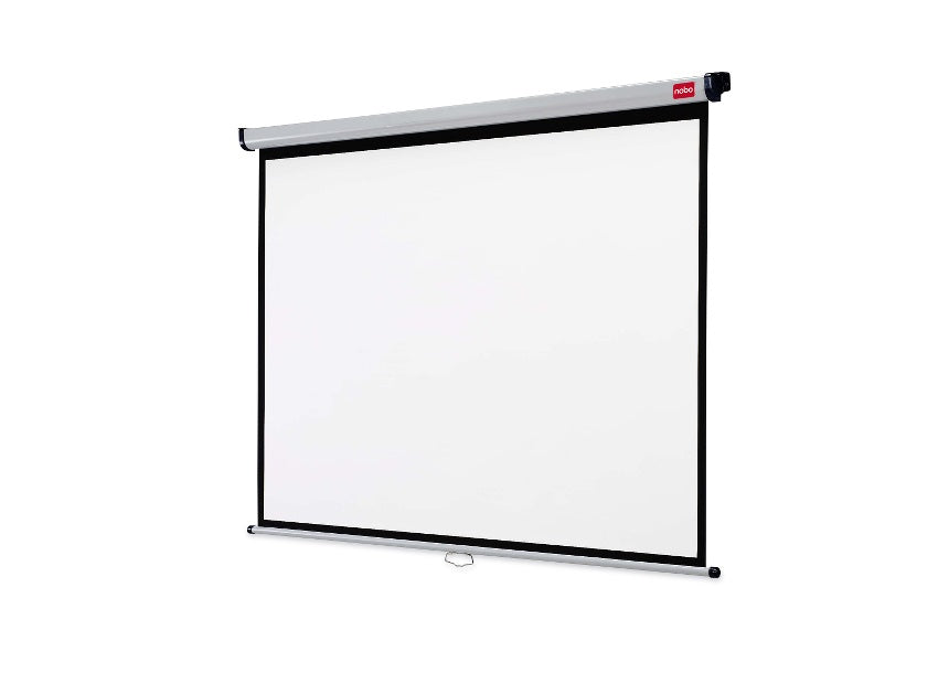 Nobo Rollo-Leinwand – 4:3, 175 × 132,5 cm, weiss