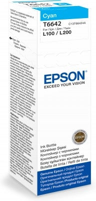 Epson T6642 Cyan Tintenpatrone (Original) – für Epson L100/L110/L200 …