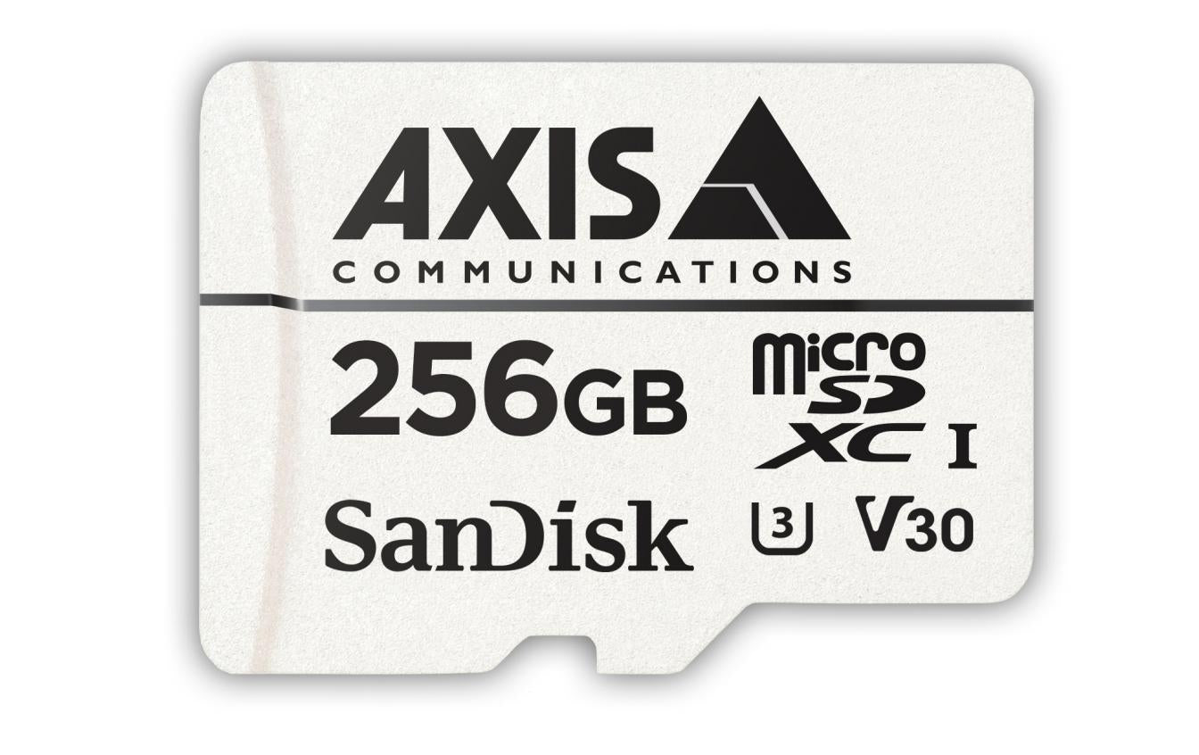 Axis 02021-021 microSDXC 256 GB – U3, V30, 100/50 MB/s, inkl. SD-Adapter, 10er Pack
