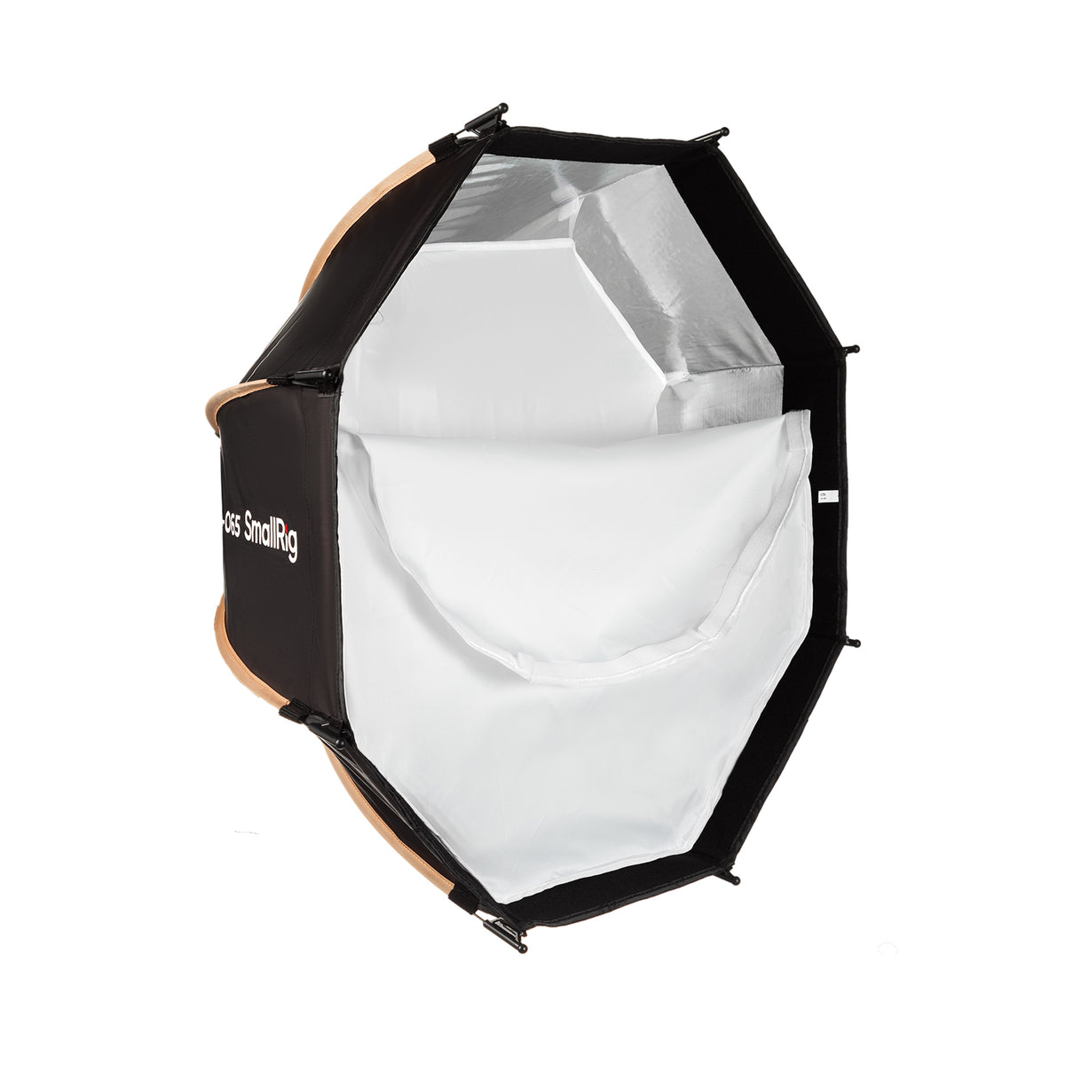 SmallRig LA-O65 Achteck-Softbox – 65 cm, Tiefe 380 mm – für Bowen COB-Licht – Schwarz