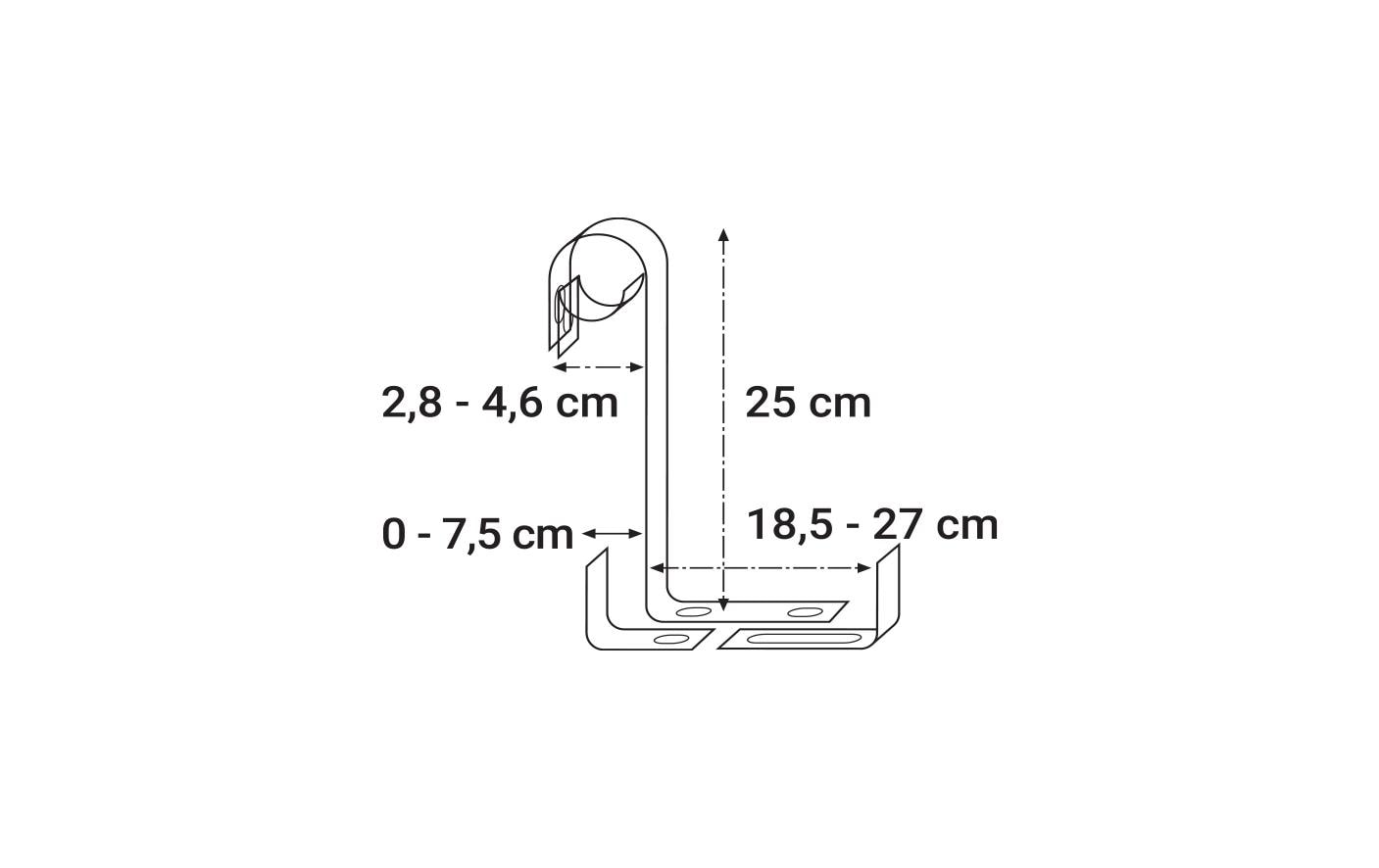Alba-Krapf Wandhalterung – Silber – Für Balkonpflanzen – 30 kg – 2 Stück