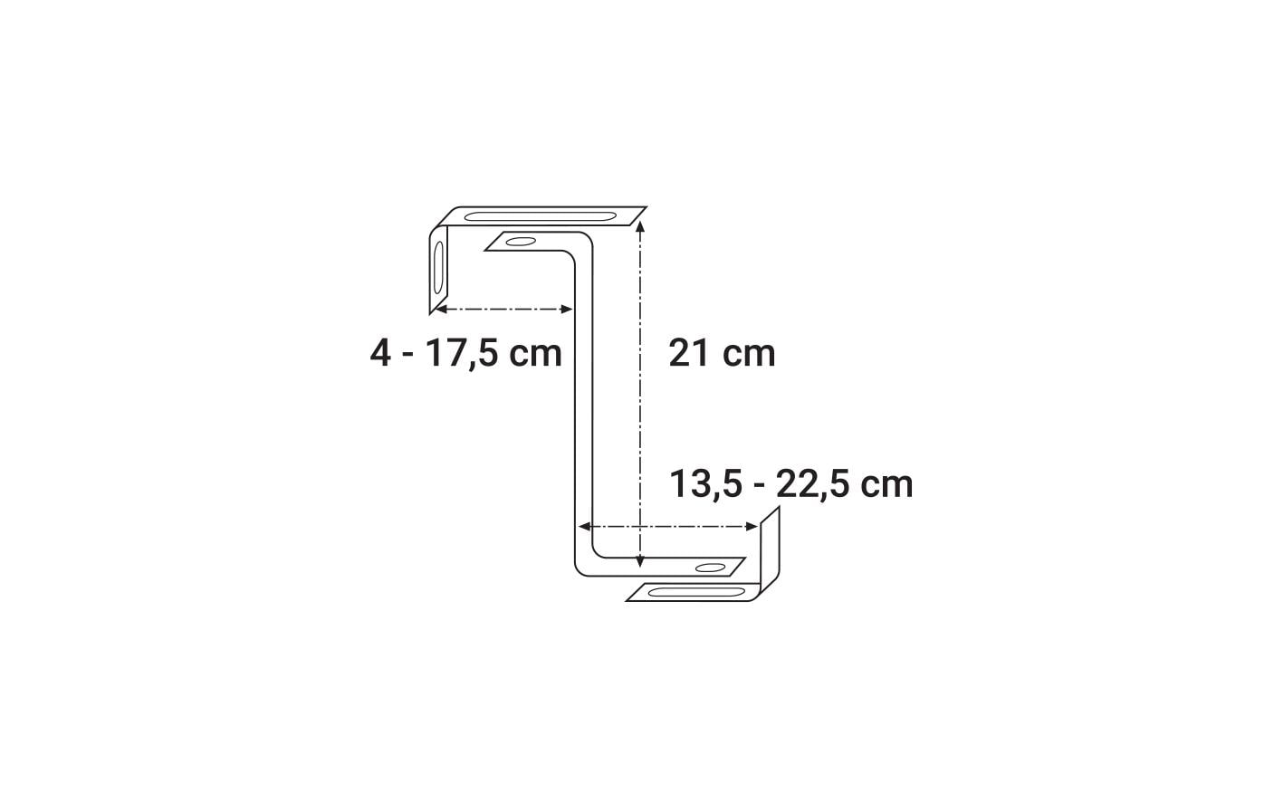 Alba-Krapf Pflanzenkastenhalter – für Balkonpflanzen – Graphitgrau, 2-teilig, belastbar bis 30 kg