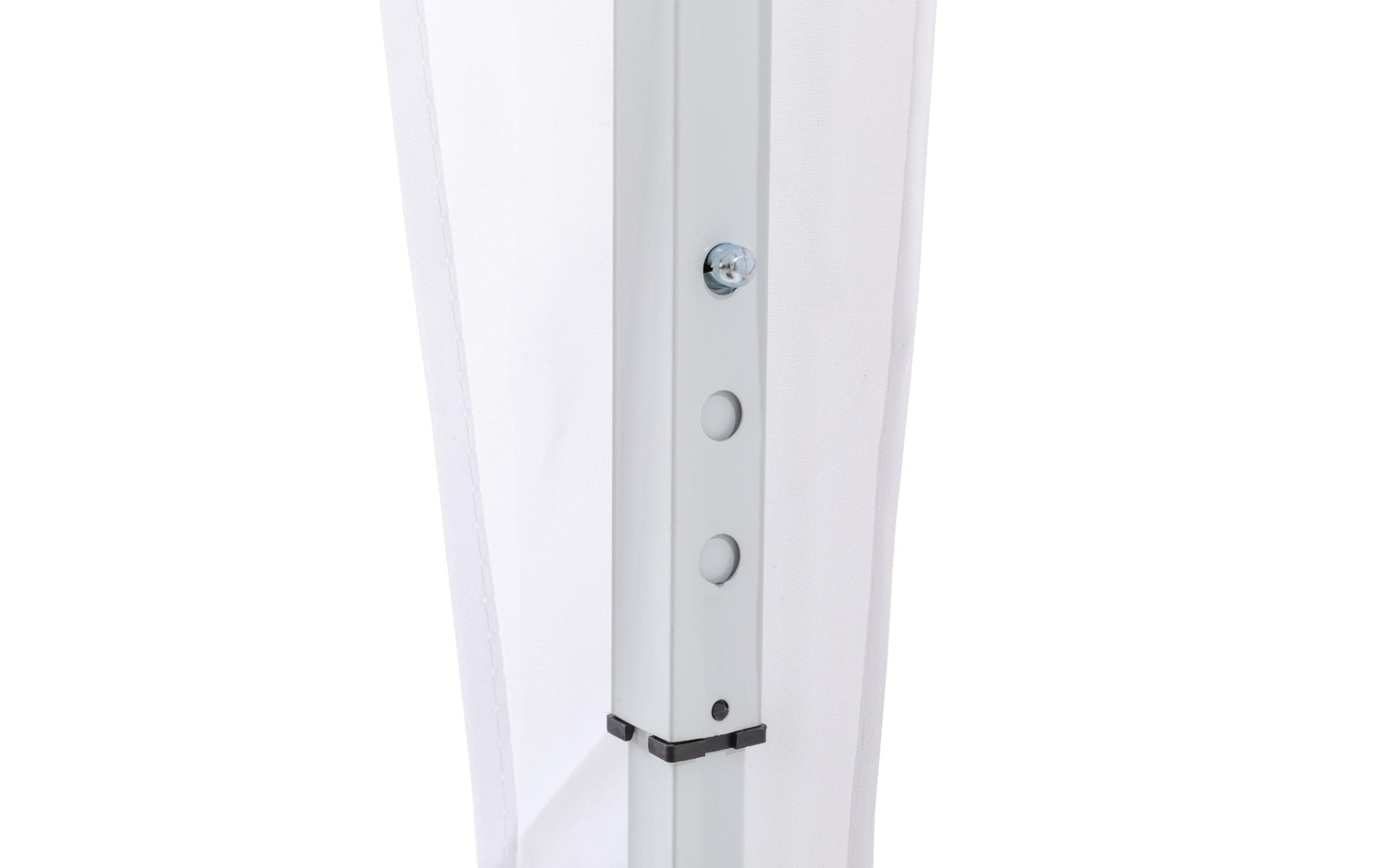 Cocon Pavillon, 300 × 300 × 260 cm, Pfostenhöhe 200 cm – Weiss, Recyceltes Polyester/Stahl (pulverbeschichtet)