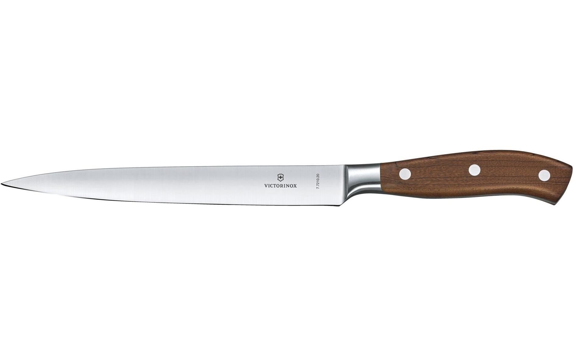 Victorinox Filetiermesser – Edelstahl, glatter Schliff, 20 cm, Silber