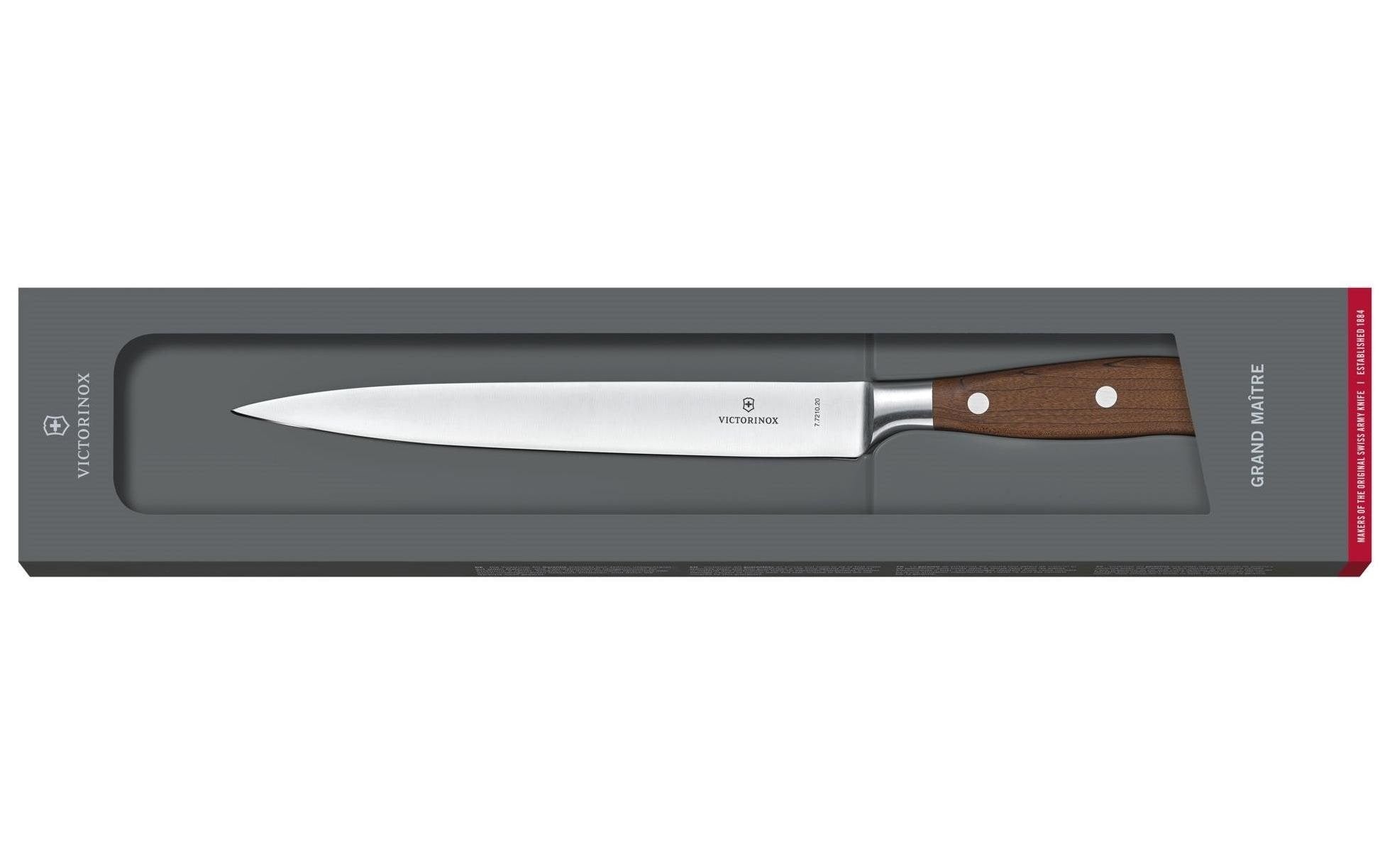 Victorinox Filetiermesser – Edelstahl, glatter Schliff, 20 cm, Silber