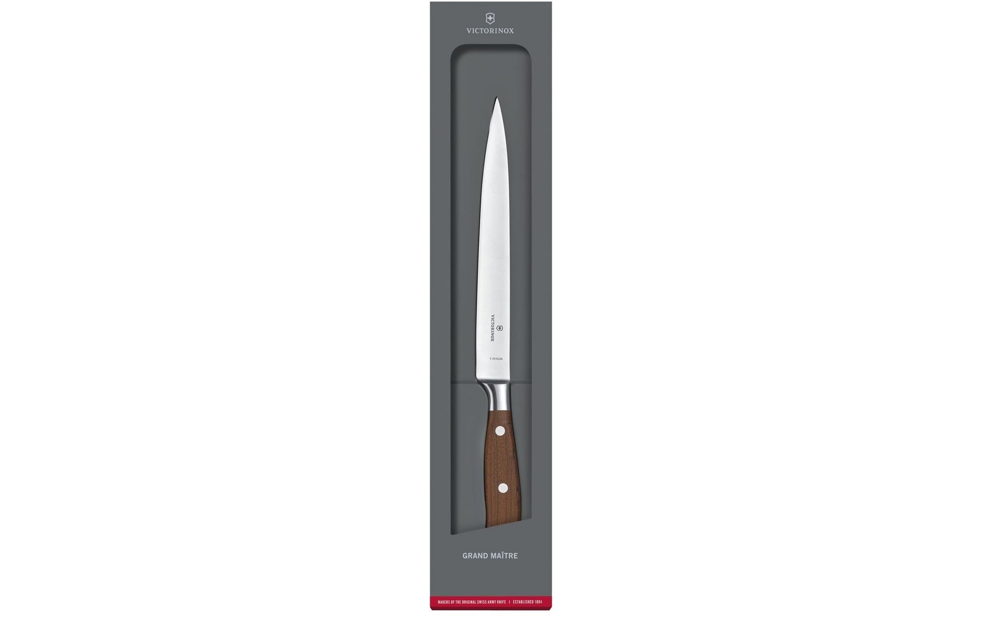Victorinox Filetiermesser – Edelstahl, glatter Schliff, 20 cm, Silber