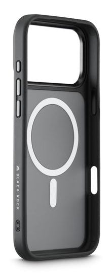 Black Rock Backcover – für Apple iPhone 17 Pro Max, MagSafe, PC+TPU, Schwarz