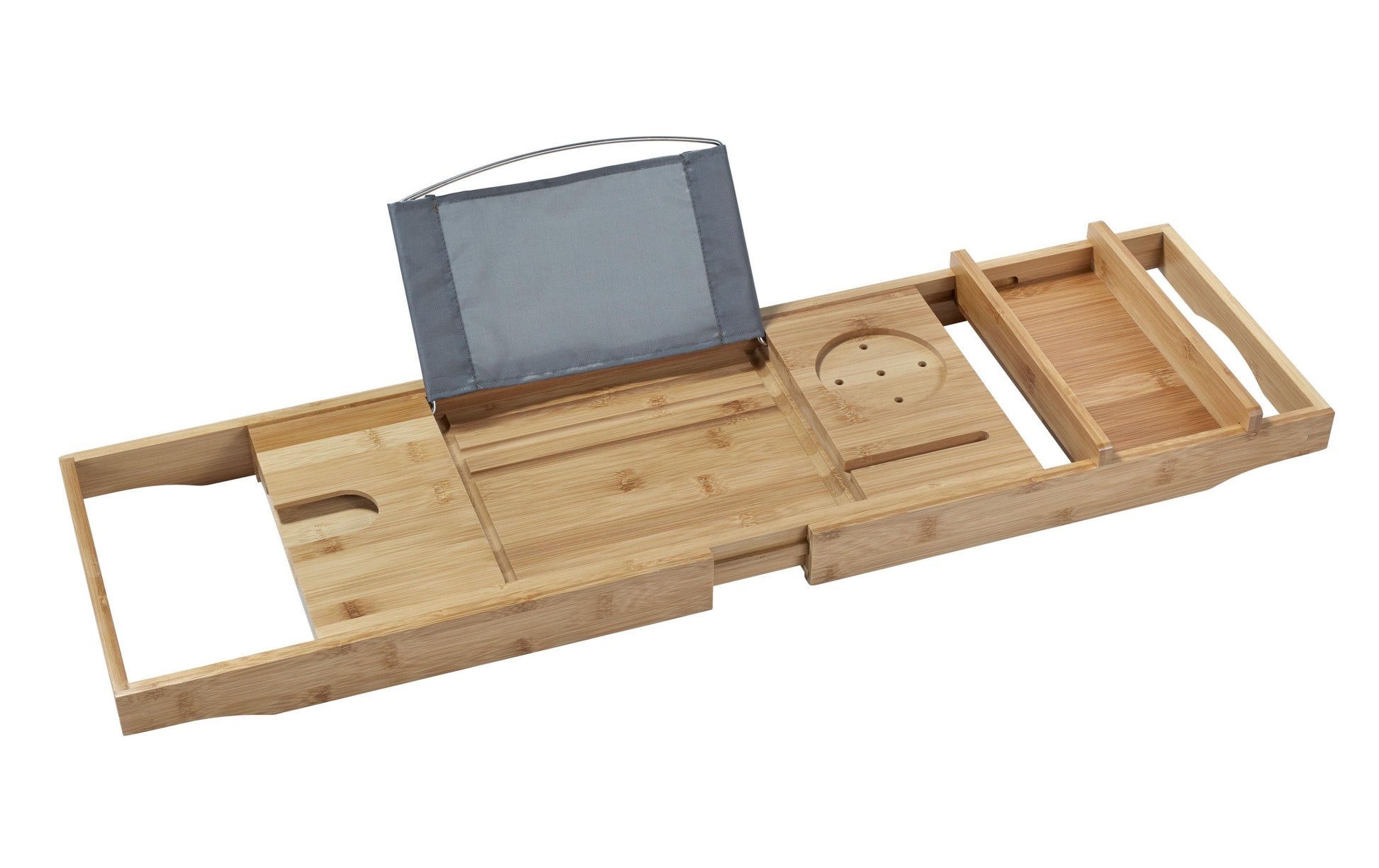 Diaqua Aufbewahrungsbox (Bad) – 75–109×23,4×4,5 cm, Bambus, freistehend