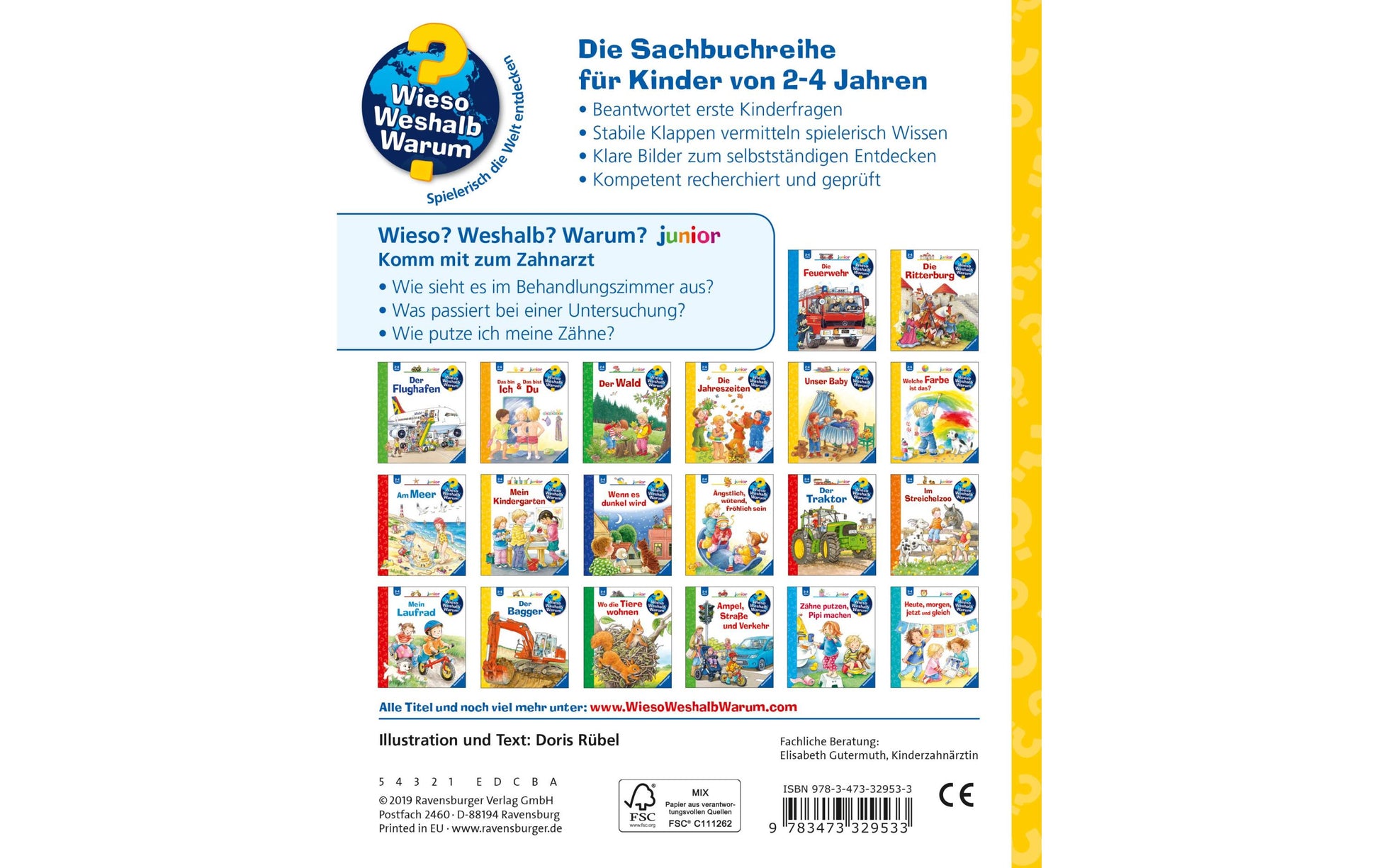 Ravensburger Buch – WWWjun64: Zahnarzt, Spiralbindung, 16 Seiten, Deutsch, ab 2 Jahren