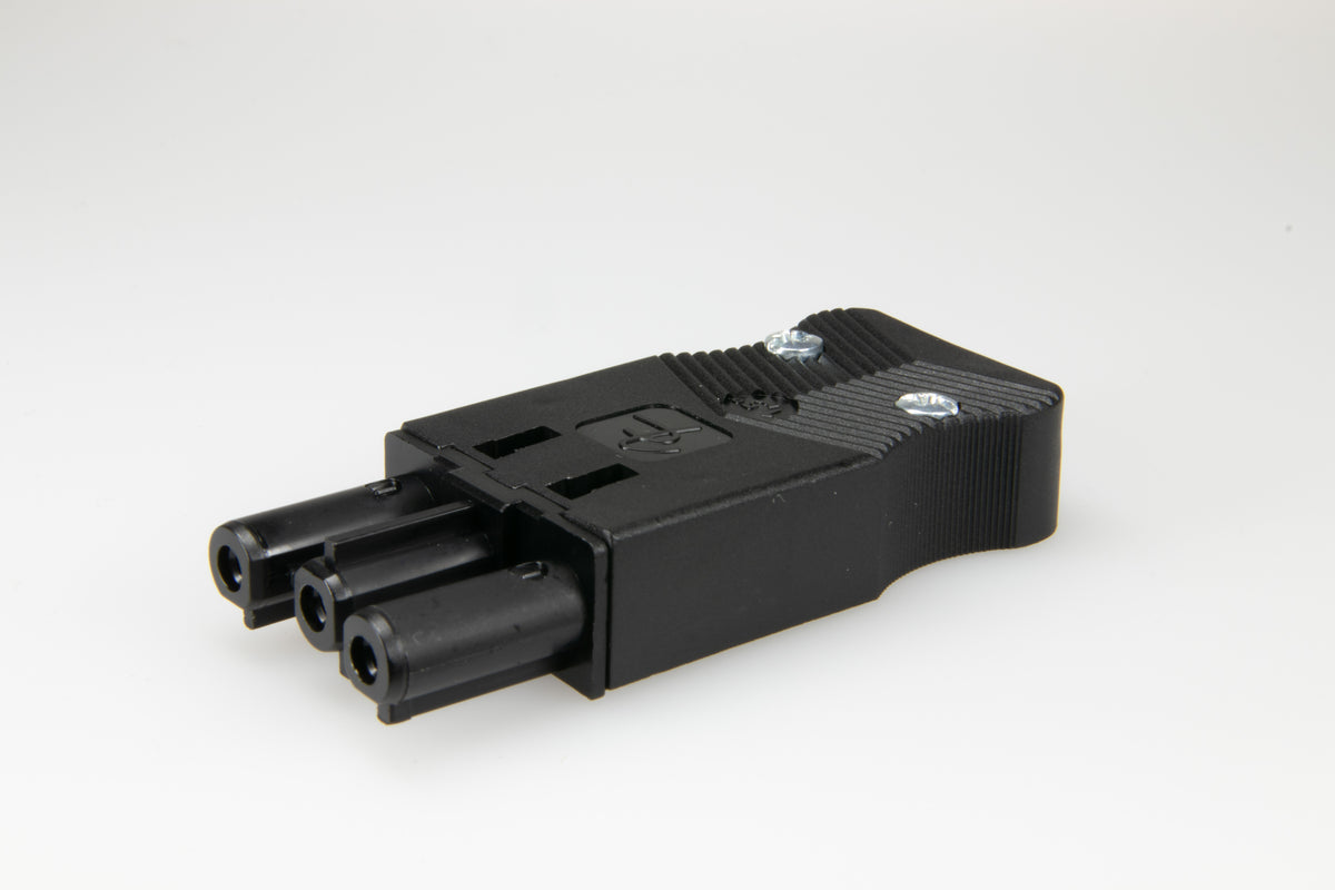 Adels Adapterkabel AC 166 Kupplung, 3-polig L+N+PE, 20 A 230 V, IP20, Ø 7,5–8,5 mm – Schwarz
