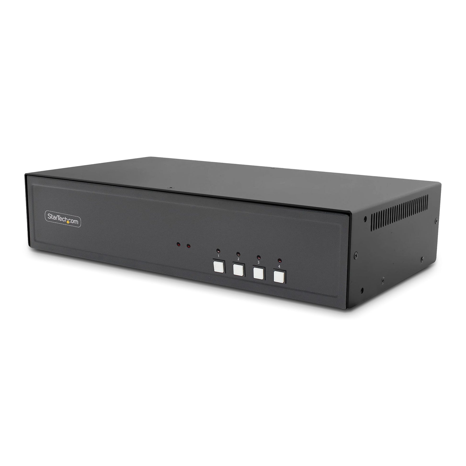 StarTech.com 4-Port DisplayPort/HDMI Quad-View Secure KVM-Switch – 4K/30 Hz, USB 2.0-Hub, NIAP 4.0