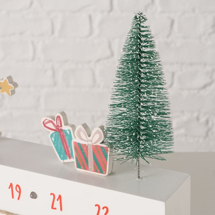 Boltze Adventskalender – Weihnachten – 12-teilig – 46,5 × 4,5 × 19,5 cm