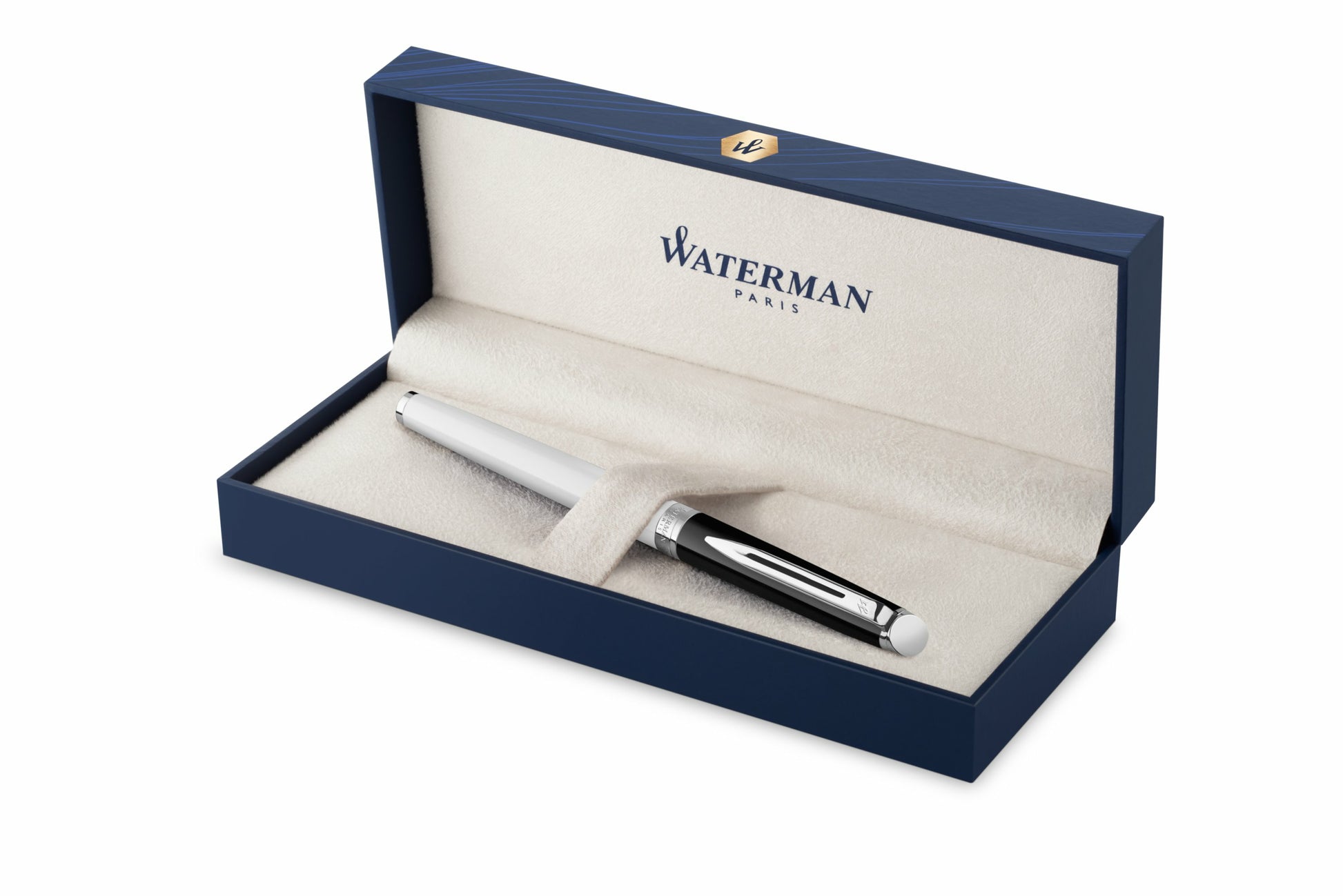 Waterman Hémisphère Colour Blocking C.C. – Tintenroller, Schwarz, Geschenkbox